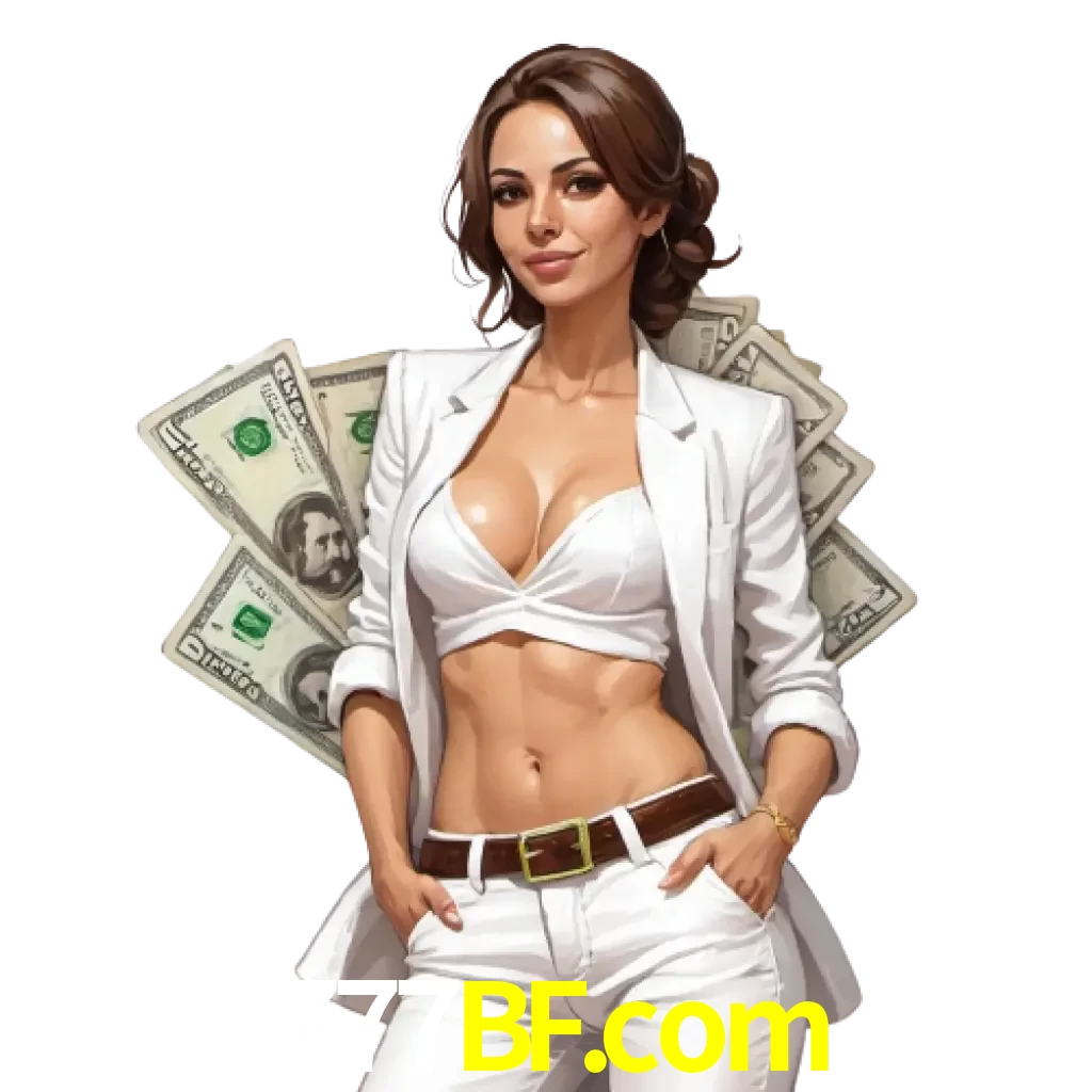 woman with money playing in 777bf bet casino
